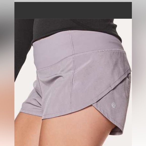 COPY - Lululemon Speed Up Short 2.5" Dusty Dawn Purple Size 8 - Picture 3 of 12